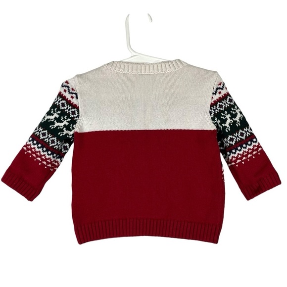 Carter’s 100% Cotton Christmas Baby Boy Sweater Size 12 Months - Picture 2 of 9